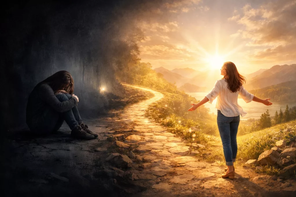 La nuit noire de l'âme vs la sortie de la nuit noire de l'âme